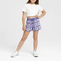 YAMP - Short para Niña Tejido Cintura elásticada de Algodón