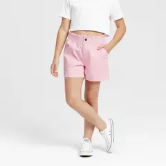 YAMP - Short para Niña Cintura elásticada de Algodón