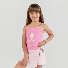 YAMP - Top para Niña con Estampado de Algodón