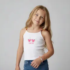 YAMP - Top para Niña con Estampado de Algodón