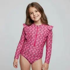 YAMP - Vestido de baño para Niña con Flores