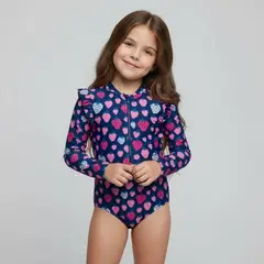 YAMP - Vestido de baño para Niña con Flores