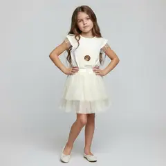 YAMP - Vestido para Niña Tutu de Algodón