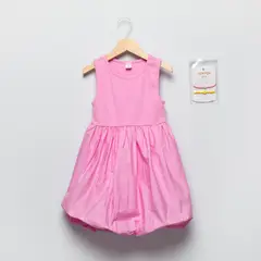 YAMP - Vestido para Niña Con accesorio de Algodón