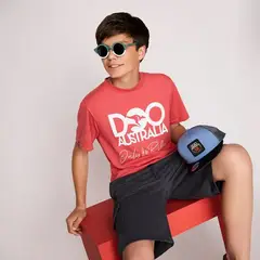 DOO AUSTRALIA - Set de regalo Camiseta + Gorra + Gafas para Niño