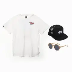DOO AUSTRALIA - Set de regalo Camiseta + Gorra + Gafas para Niño
