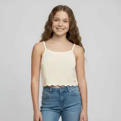 DOO AUSTRALIA - Top para Niña Tejido de Algodón