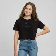 DOO AUSTRALIA - Top para Niña con Estampado Manga corta de Algodón