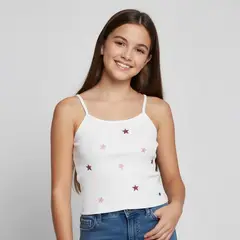 ELV - Top para Niña con Estampado de Algodón