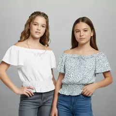 ELV - Blusa para Niña Pack de 2 unidades
