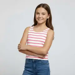 ELV - Top Para Niña de Rayas