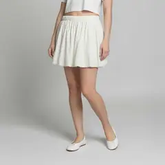 ELV - Falda para Niña con Ojalillo de Algodón
