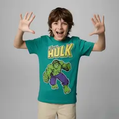 AVENGERS - Camiseta Para Niño con Estampado Manga corta de Algodón