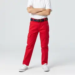 CONIGLIO - Pantalón para Niño Con cinturón de Algodón