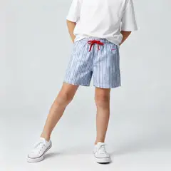 CONIGLIO - Pantaloneta de baño para Niño de Rayas Cintura elásticada