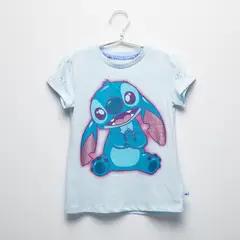 LILO & STITCH - Camiseta Para Niña con Estampado Manga corta de Algodón