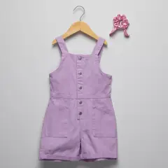 BARBIE - Jardinera para Niña de Algodón