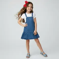 CONIGLIO - Jardinera para Niña de Algodón