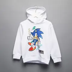 SONIC - Saco Con capucha Para Niño con Estampado de Algodón