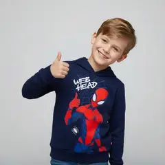 SPIDERMAN - Saco Con capucha Para Niño con Estampado de Algodón
