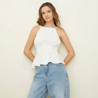 SYBILLA - Blusa Mujer Sin mangas