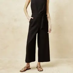 BASEMENT - Pantalón Palazzo Mujer Tiro alto