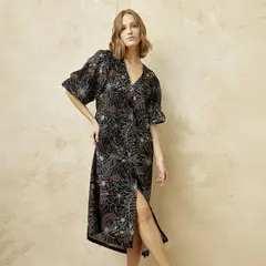 BASEMENT - Vestido Mujer Medio Casual con Estampado