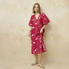 BASEMENT - Vestido Mujer Medio Casual con Estampado