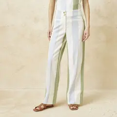 BASEMENT - Pantalón Recto Mujer Tiro alto