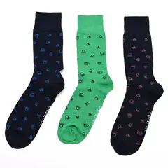 BENETTON - Medias Hombre Largo Pack de 3