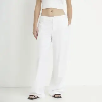 SYBILLA - Pantalón Recto Mujer Tiro medio