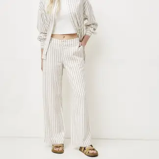 SYBILLA - Pantalón Recto Mujer Tiro medio