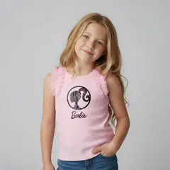 BARBIE - Top para Niña con Estampado