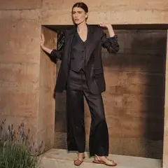 LA MARTINA - Blazer Mujer de Lino