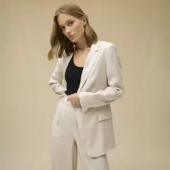 LA MARTINA - Blazer Mujer de Lino