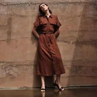 LA MARTINA - Vestido Mujer Medio Casual