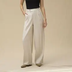 LA MARTINA - Pantalón Recto Mujer Tiro alto