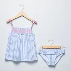 CONIGLIO - Vestido de baño para Niña de Rayas