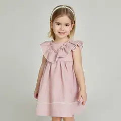 MARTIN ARANDA - Vestido para Niña Con cuello Manga corta