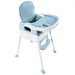 PRIORI - Silla de comer con ruedas Yaris Azul