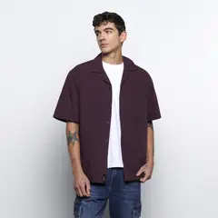 DENIMLAB - Camisa Hombre Manga corta de Algodón