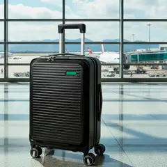 BENETTON - Maleta Rigida Negra MALPENSA S 10kg