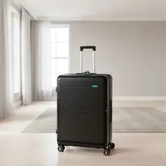 BENETTON - Maleta Rigida Negra MALPENSA L 23kg