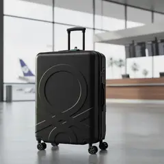 BENETTON - Maleta de viaje 21 kg - Maleta de Bodega rígida Benetton. Ruedas 360° candado TSA
