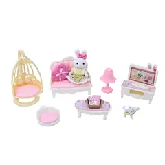 KIDS N PLAY - Casa de muñecas: Set sala La campiña de los conejitos