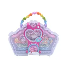 KIDS N PLAY - Juegos de rol: cartera con 350 mostacillas flores