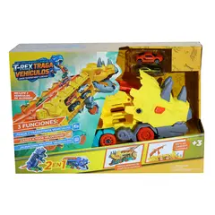 KIDS N PLAY - Pista y transportador Dino t-rex 2 en 1