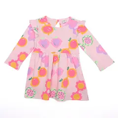 YAMP - Vestido para Bebé niña de Algodón