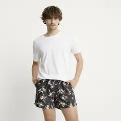 BASEMENT - Pantaloneta de baño Hombre con Estampado