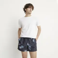 BASEMENT - Pantaloneta de baño Hombre con Estampado